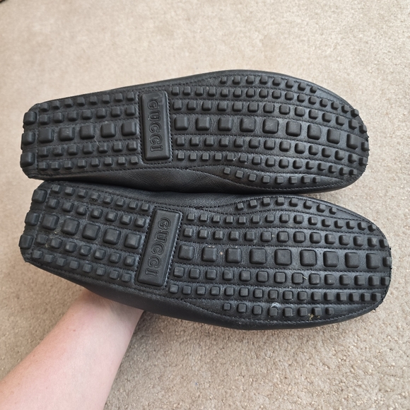 Gucci Interlocking G Web Driving Loafers Listed 10.5 Size, But Maybe UK Size - Picture 5 of 13